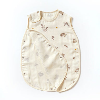 日本製｜10mois minori 棉質天絲三層紗布睡衣 Baby Size