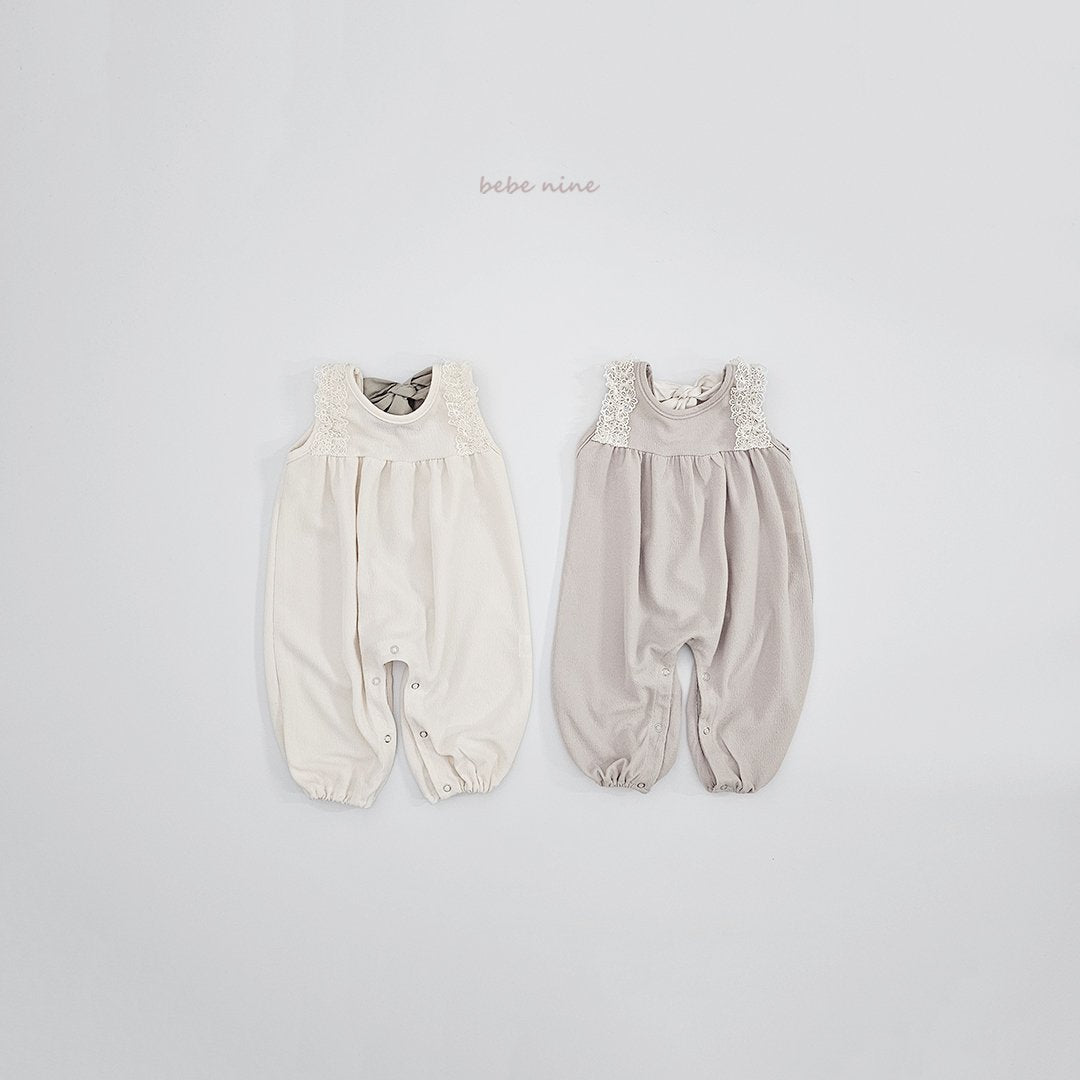 韓國童裝｜天使蕾絲蝴蝶結連身衣 BN05