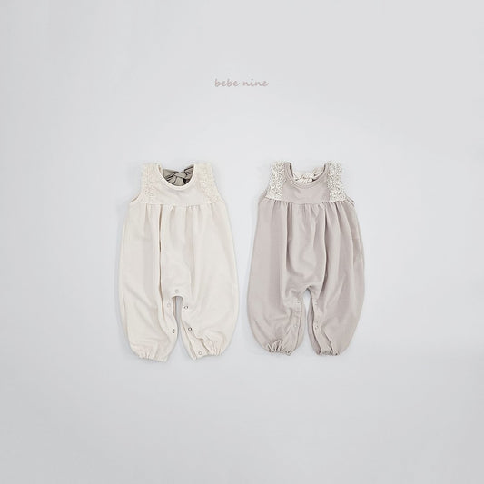 韓國童裝｜天使蕾絲蝴蝶結連身衣 BN05