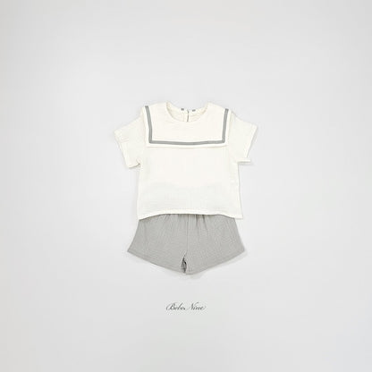 韓國童裝｜空氣棉水手服套裝 BN37