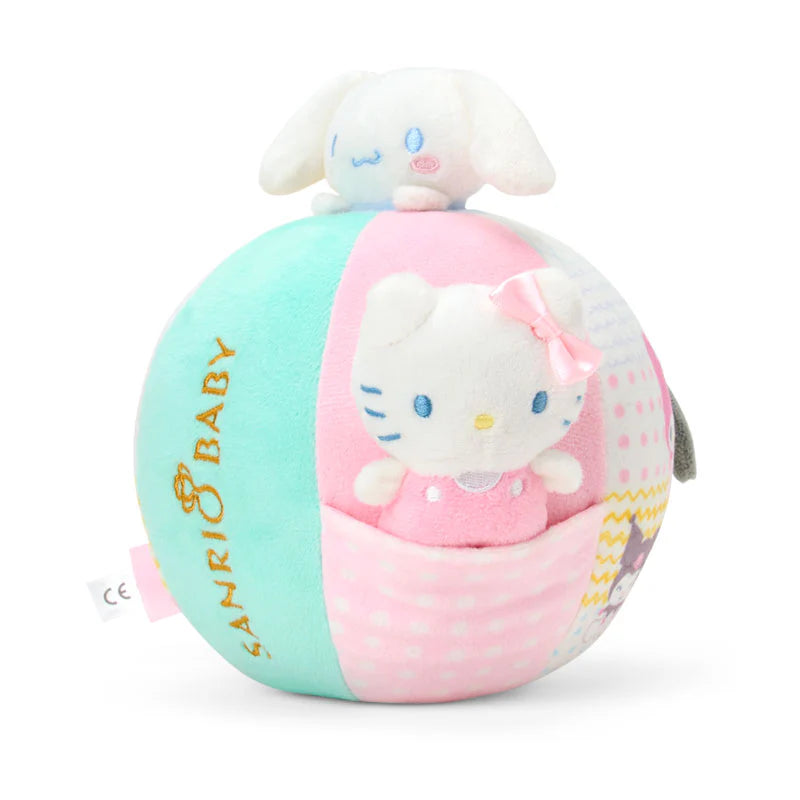 日本直送｜Sanrio Baby 可洗毛公仔嬰兒球玩具
