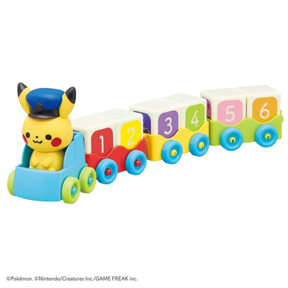 日本直送｜Monpoke知育玩具｜積木火車