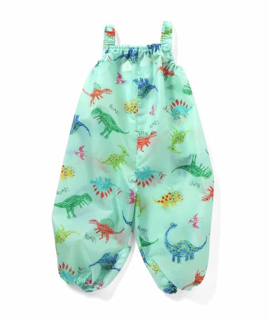 日本童裝｜蠟筆畫恐龍遊戲服