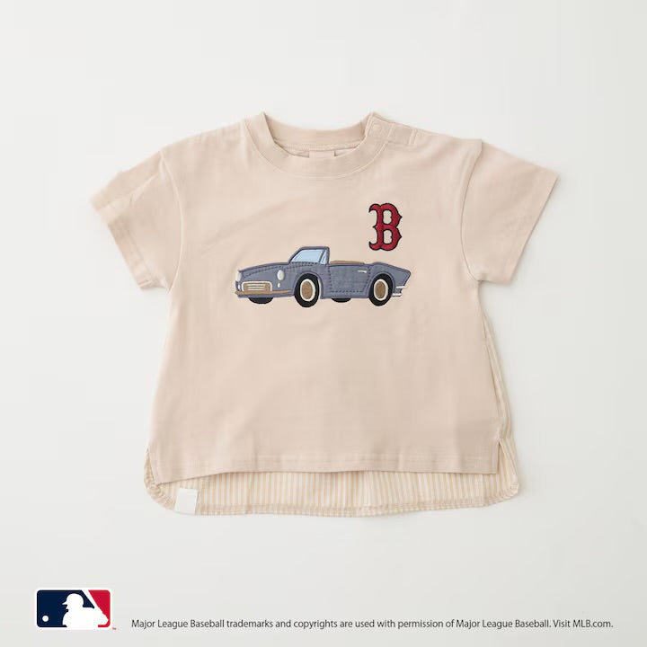 日本童裝｜Petit Main MLB汽車貼花T裇