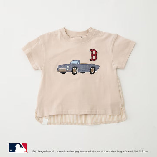 日本童裝｜Petit Main MLB汽車貼花T裇