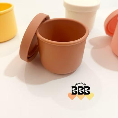 [預購] BBB Babycare寶寶矽膠圓形食物儲存盒