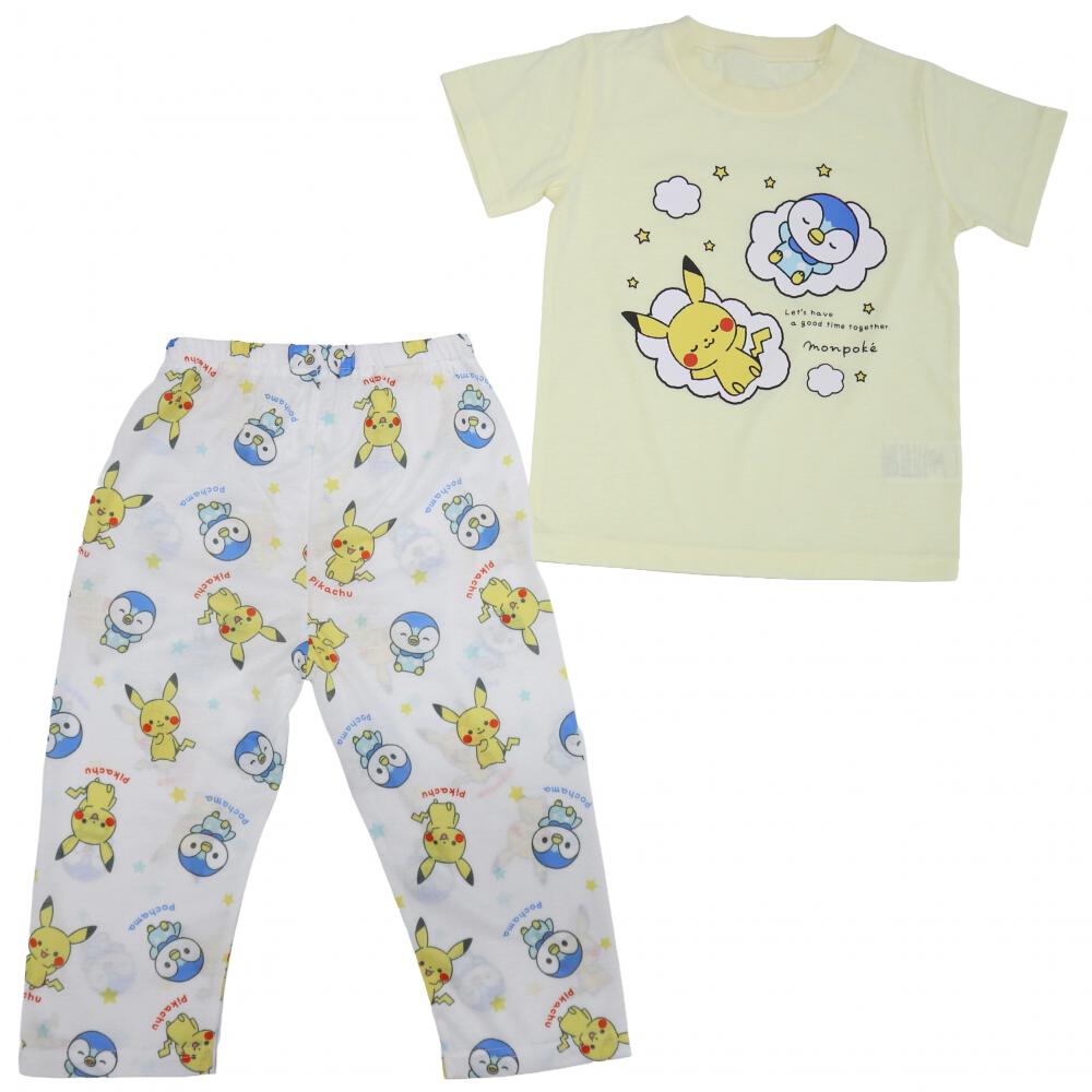 2026 新品｜Monpoke 長袖前開睡衣+短袖T恤套裝