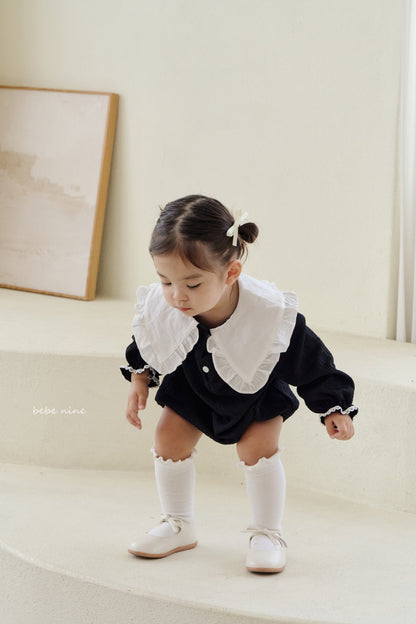 韓國童裝｜經典荷葉邊膝下襪 (3p set) BN30