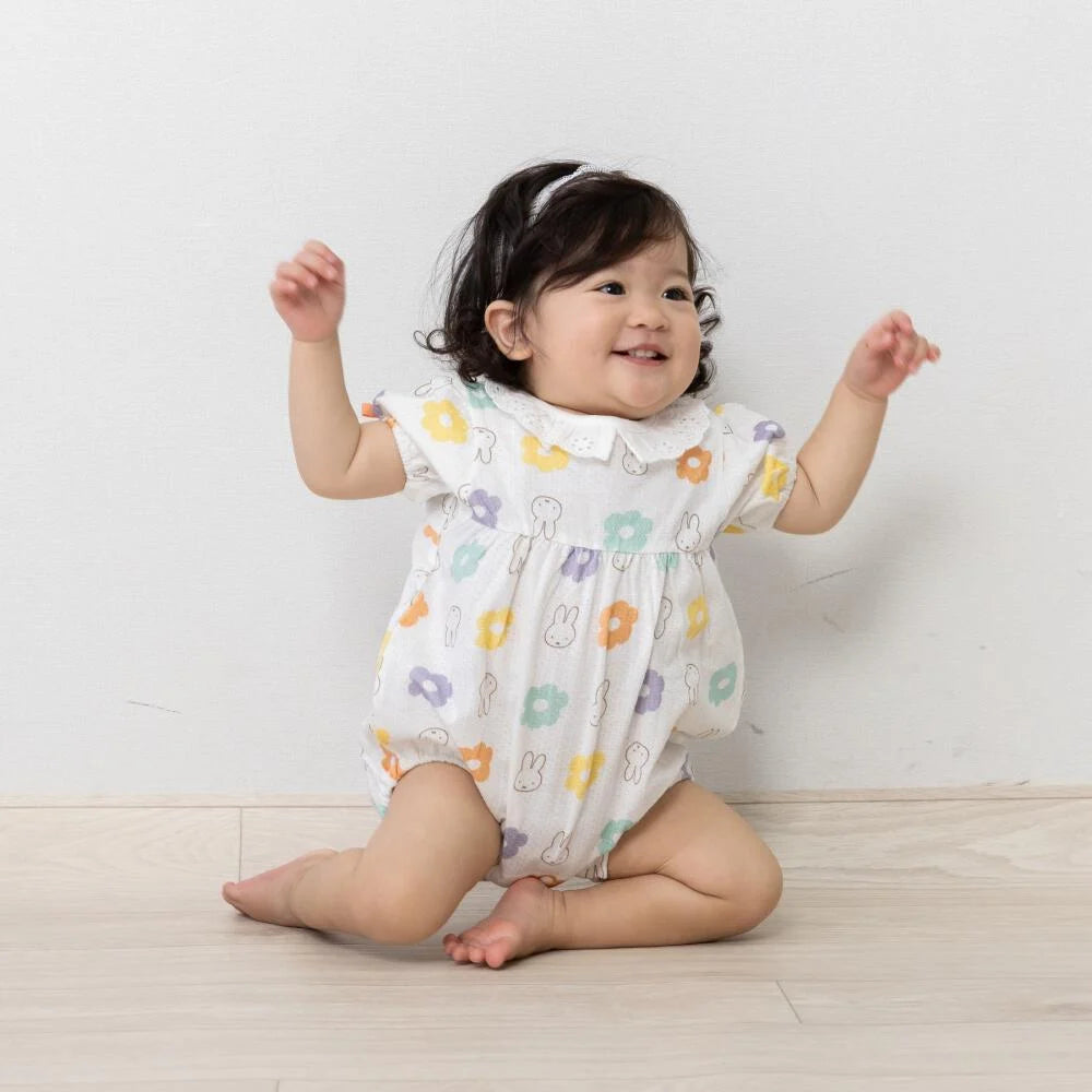 2026春夏新品｜Miffy彩色花花短袖包屁