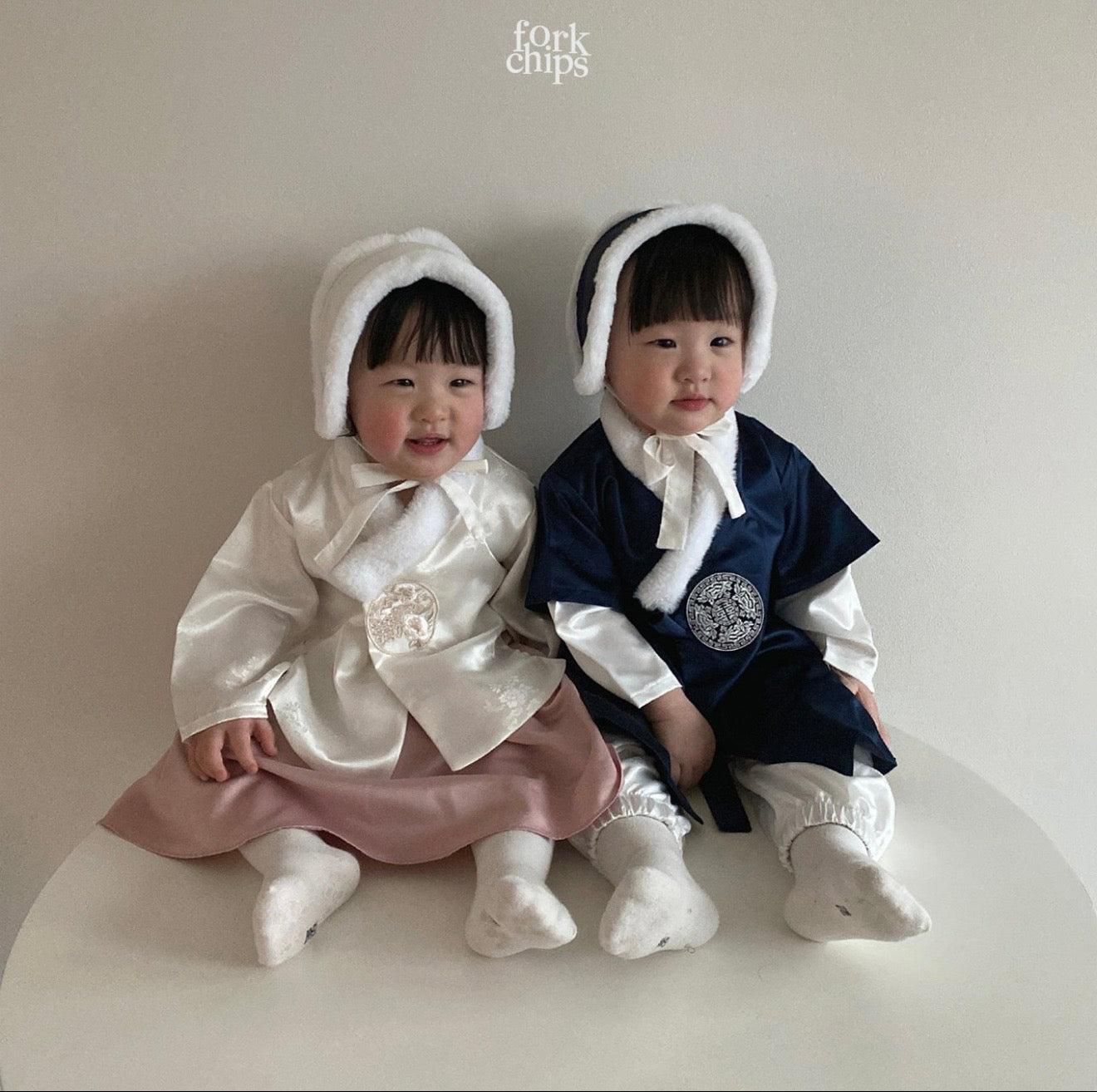 韓國童裝｜Forkchips韓服套裝 FC02（不連配飾）