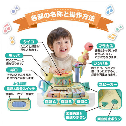 日本直送｜小熊維尼軟布樂器套裝
