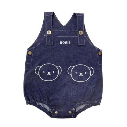 2026春夏新品｜Miffy牛仔包屁背帶褲-Boris