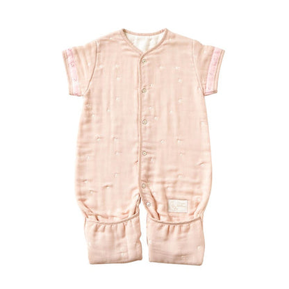 日本製｜6way 六重紗幼兒睡袋｜可拆卸袖｜姓名刺繡