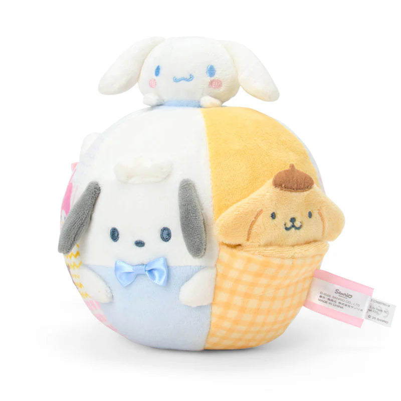 日本直送｜Sanrio Baby 可洗毛公仔嬰兒球玩具