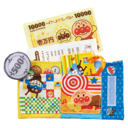 日本知育玩具｜麵包超人觸感錢包