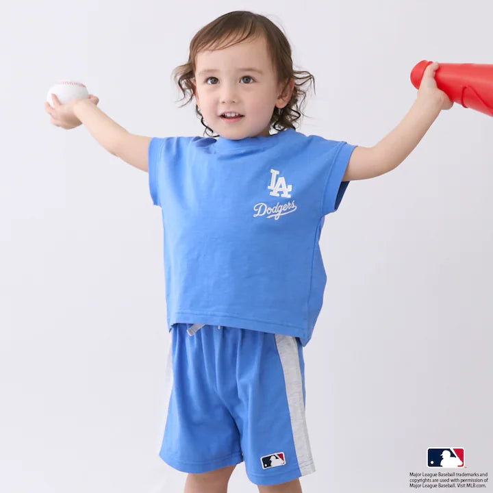 日本童裝｜Petit Main MLB無袖套裝