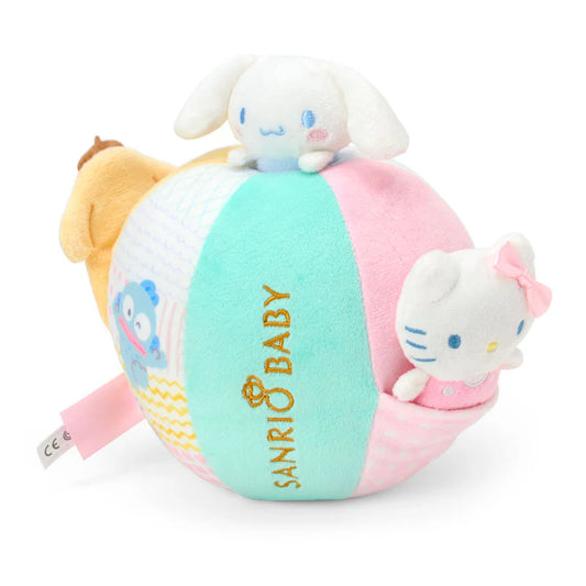 日本直送｜Sanrio Baby 可洗毛公仔嬰兒球玩具