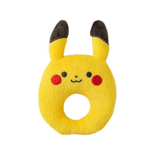 日本直送｜Monpoke初生禮盒｜連身衣+口水肩+比卡超搖鈴