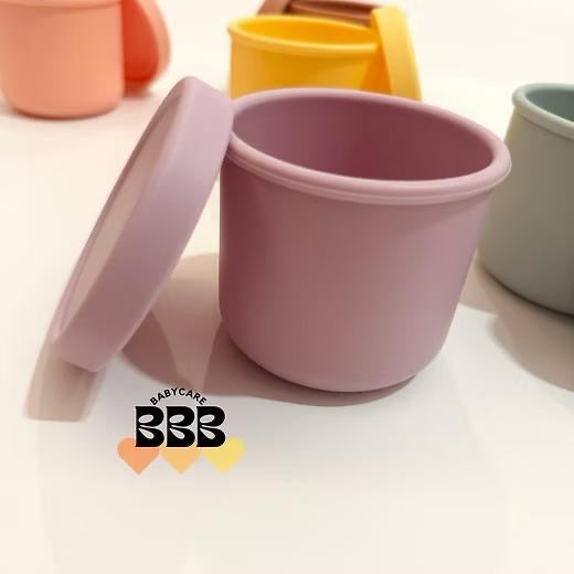 [預購] BBB Babycare寶寶矽膠圓形食物儲存盒