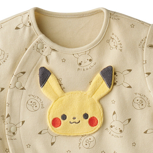 日本直送｜Monpoké 立體比卡超大頭純棉連身衣（70-80cm）