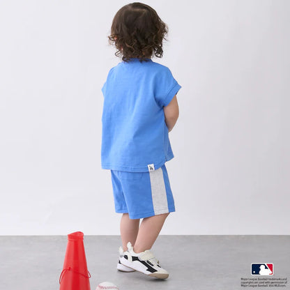 日本童裝｜Petit Main MLB無袖套裝