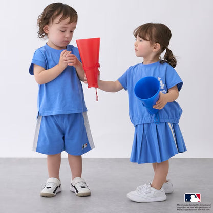 日本童裝｜Petit Main MLB無袖套裝