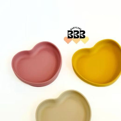 [預購] BBB Babycare 心型矽膠吸盤碟