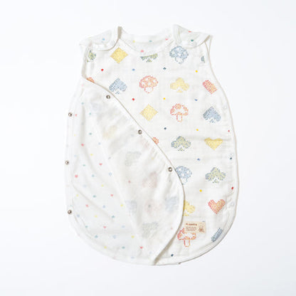 日本製｜10mois PATTO MOTTO COOL minori 兒童睡袋（附網面) Mushroom