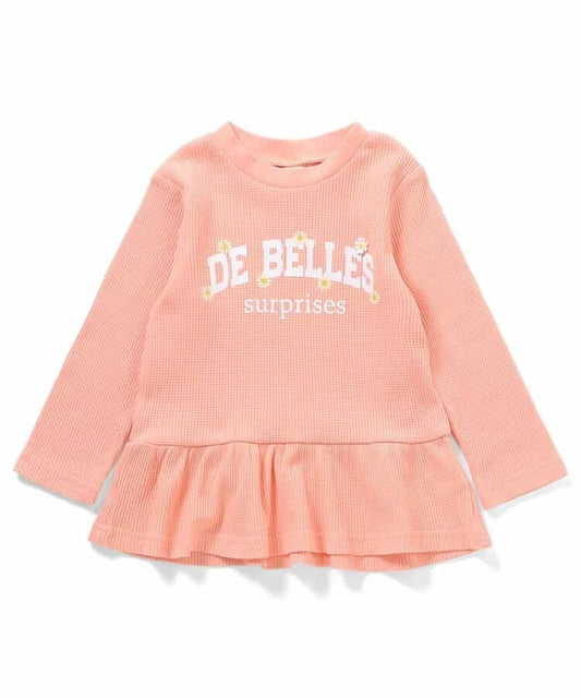 日本童裝｜華夫格長袖上衣