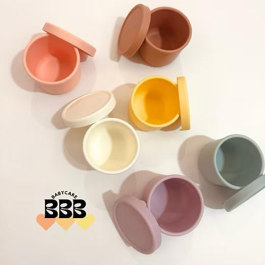 [預購] BBB Babycare寶寶矽膠圓形食物儲存盒