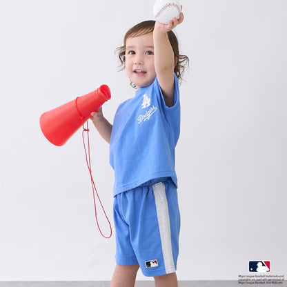 日本童裝｜Petit Main MLB無袖套裝