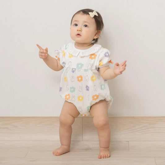 2026春夏新品｜Miffy彩色花花短袖包屁