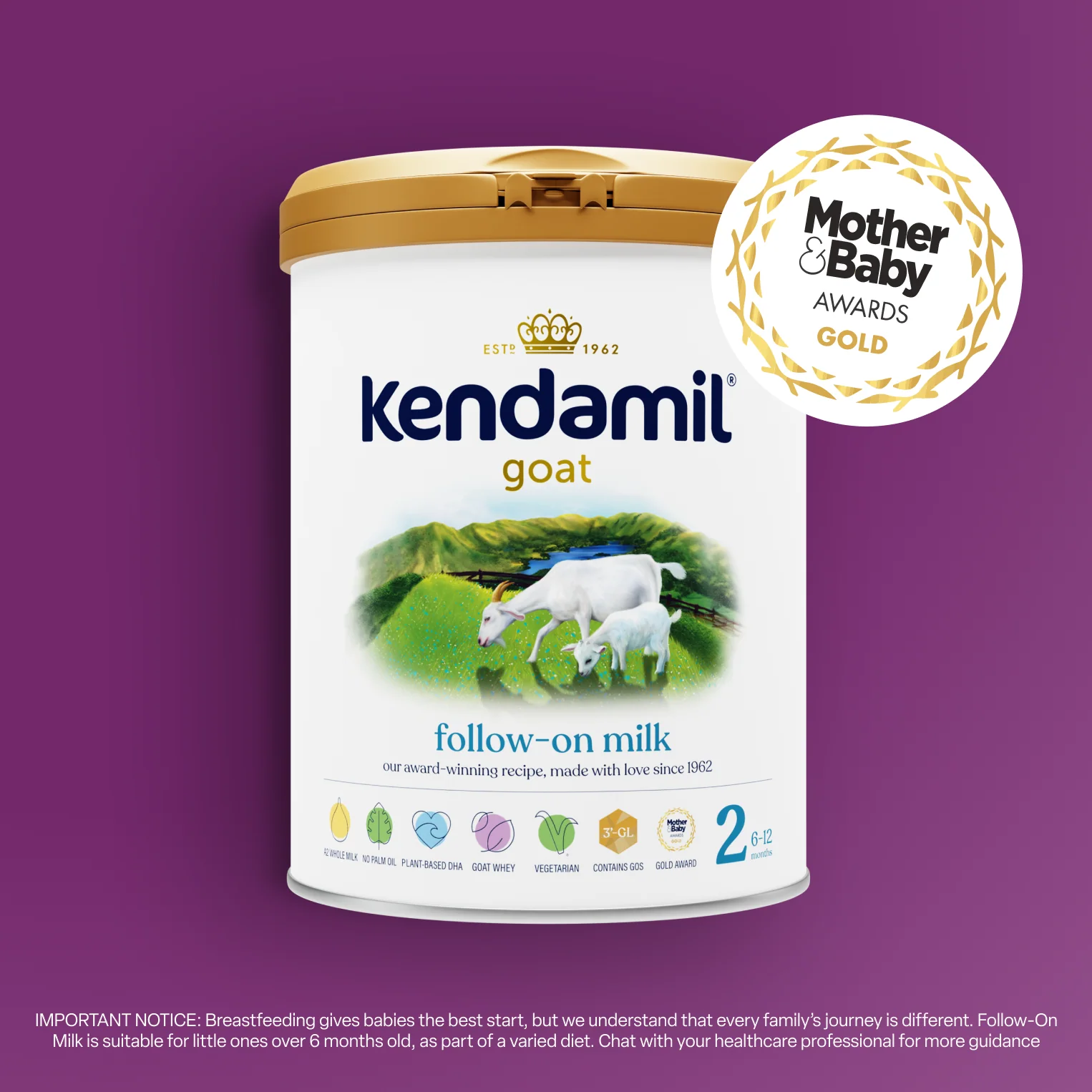 Kendamil Goat Follow On Milk 800g