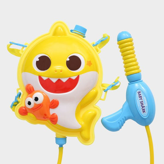韓國玩具｜BabyShark背包式水槍