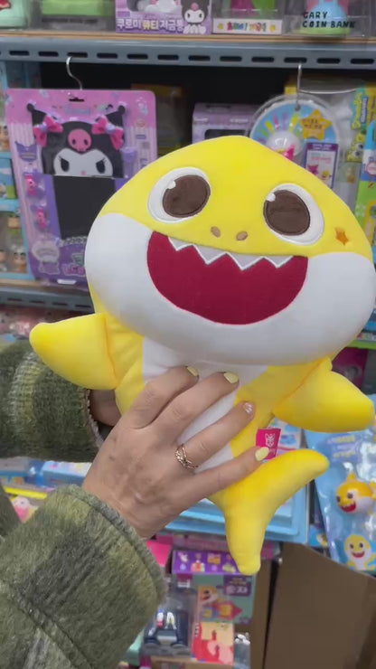 韓國直送｜會唱歌的Baby Shark｜安全帶音樂安撫玩具